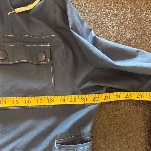 Volcom Men's Blue Hooded Windbreaker Jacket size Medium - Picture 7 of 10